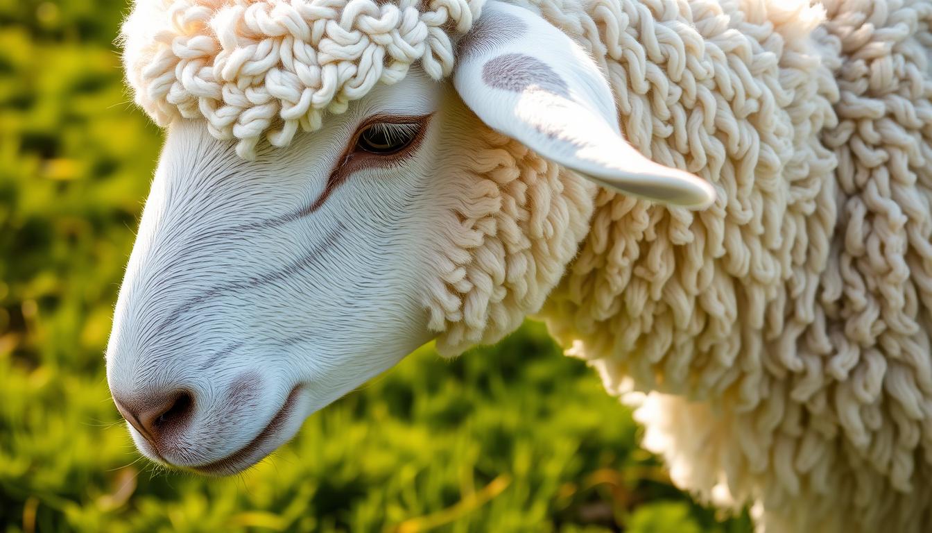 merino sheep distinctive markings