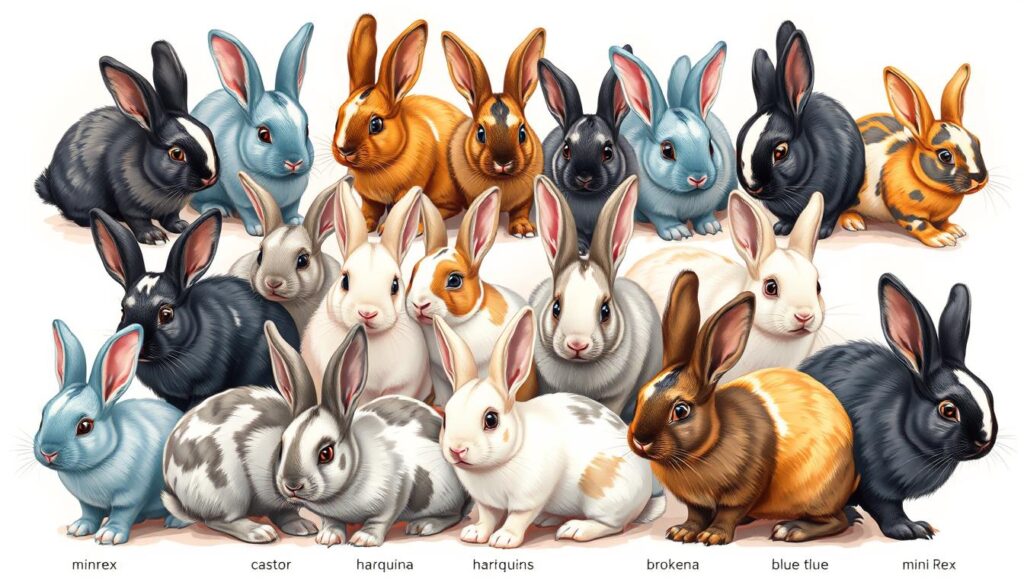 mini rex rabbit color genetics