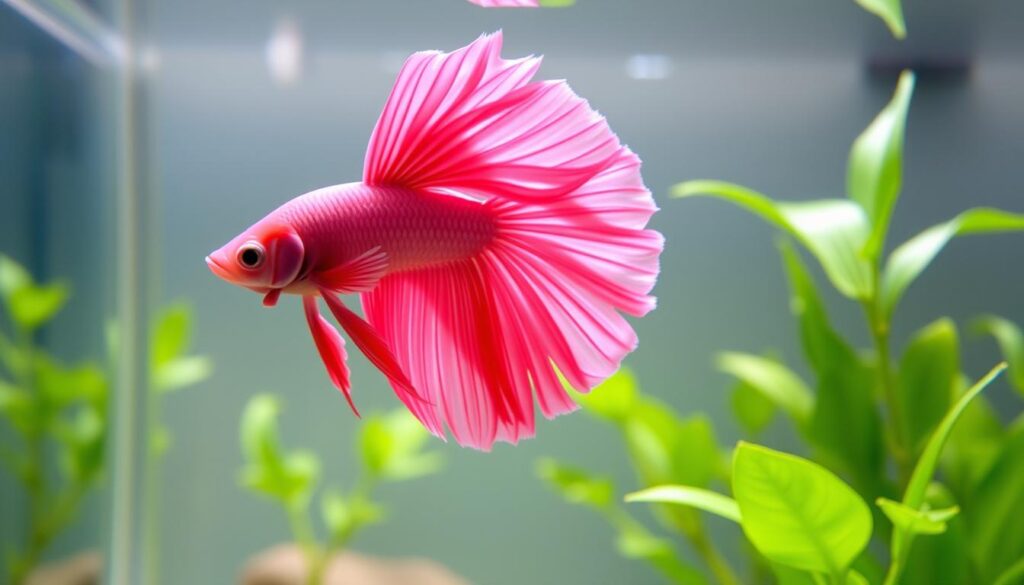 pink betta fish