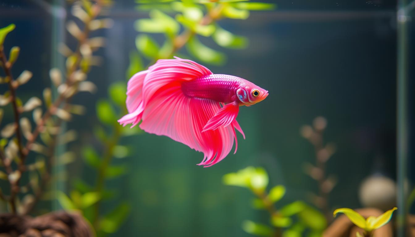 pink betta fish