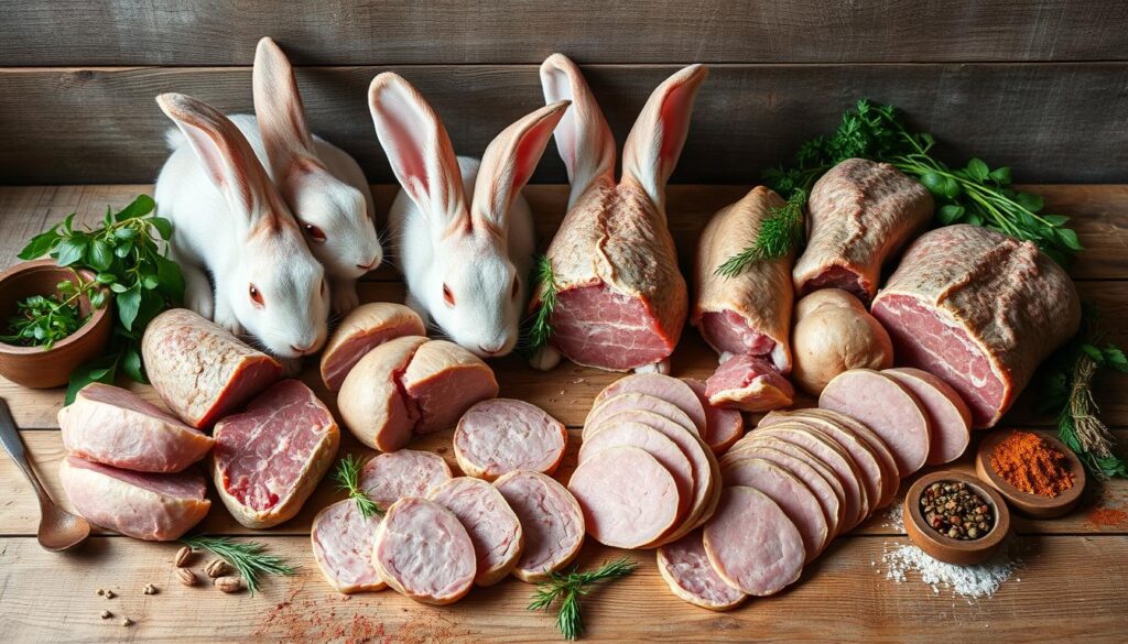 rabbit meat cuts