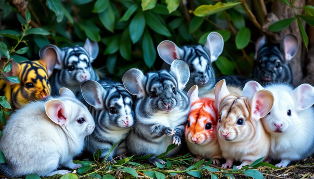 rare chinchilla colors