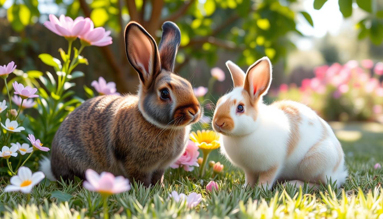 rex and mini rex rabbits