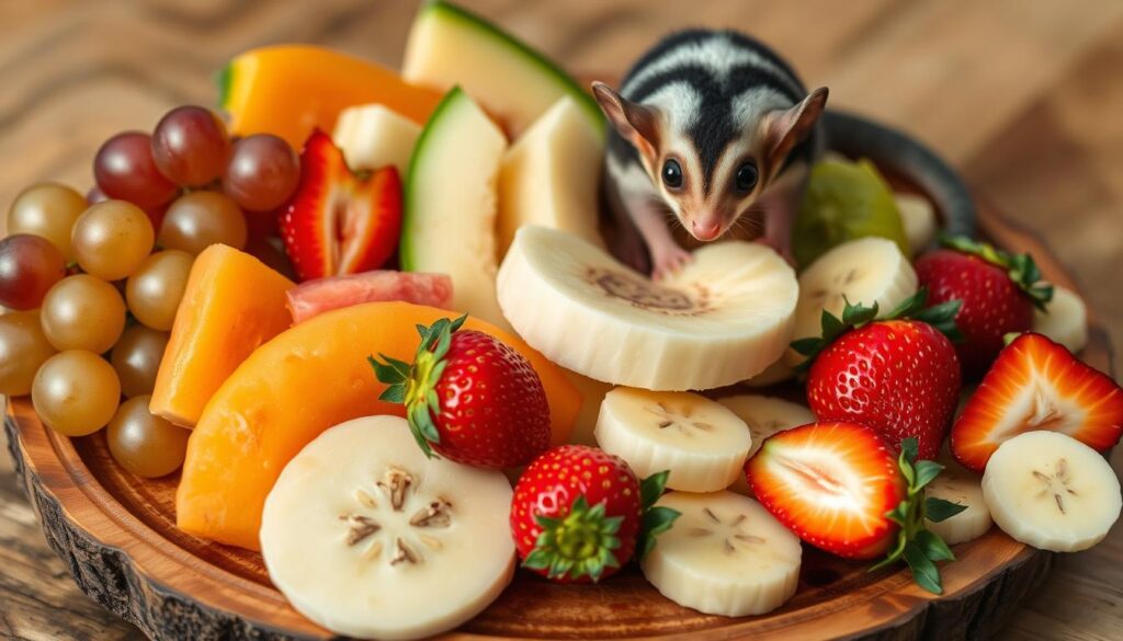 sugar glider diet fruits