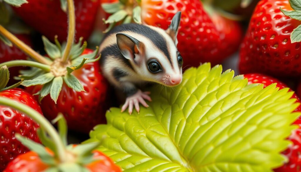 sugar glider diet strawberries