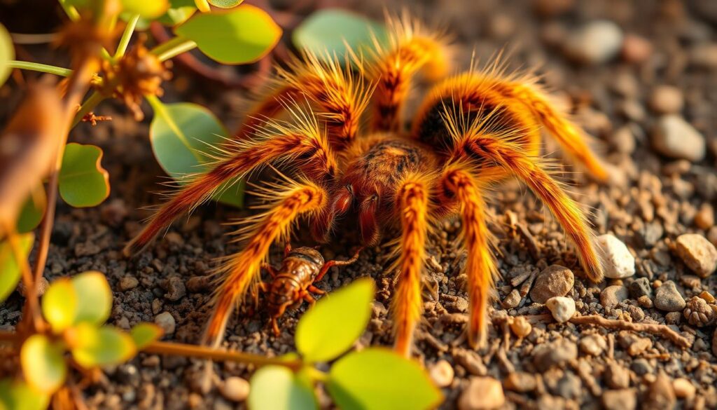 tarantula feeding